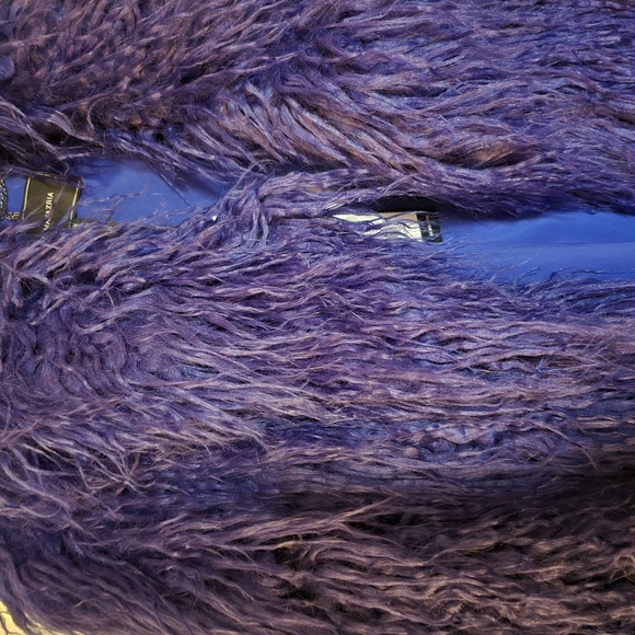 BCBGMAXAZRIA Arctic Faux Fur Coat in Spectrum Blue - Picture 4 of 9